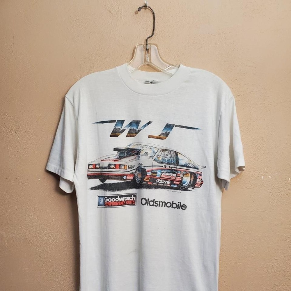 1986 NASCAR WJ Goodwrench Oldsmobile racing tee